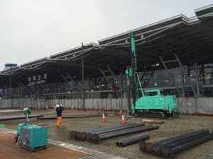新潟空港駐車場工事